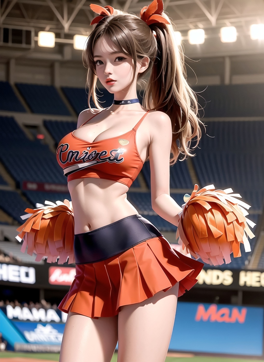 AI生成美女~チアリーダー (Cheerleader)