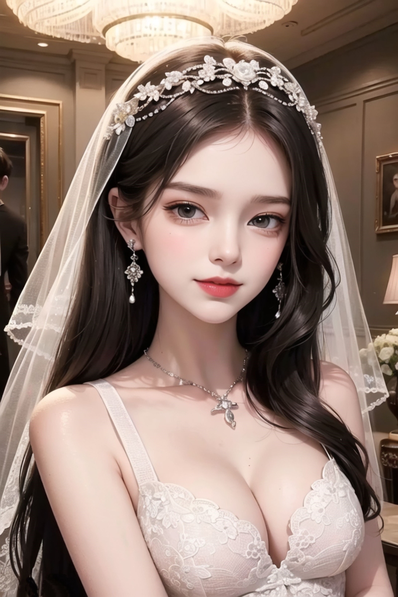 AI生成美女~【ウェディングドレス-婚紗】Wedding