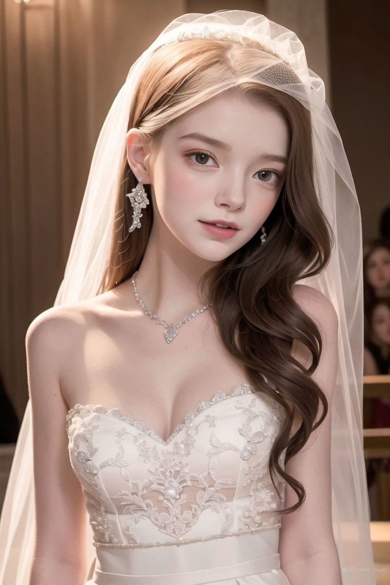 AI生成美女~【ウェディングドレス-婚紗】Wedding