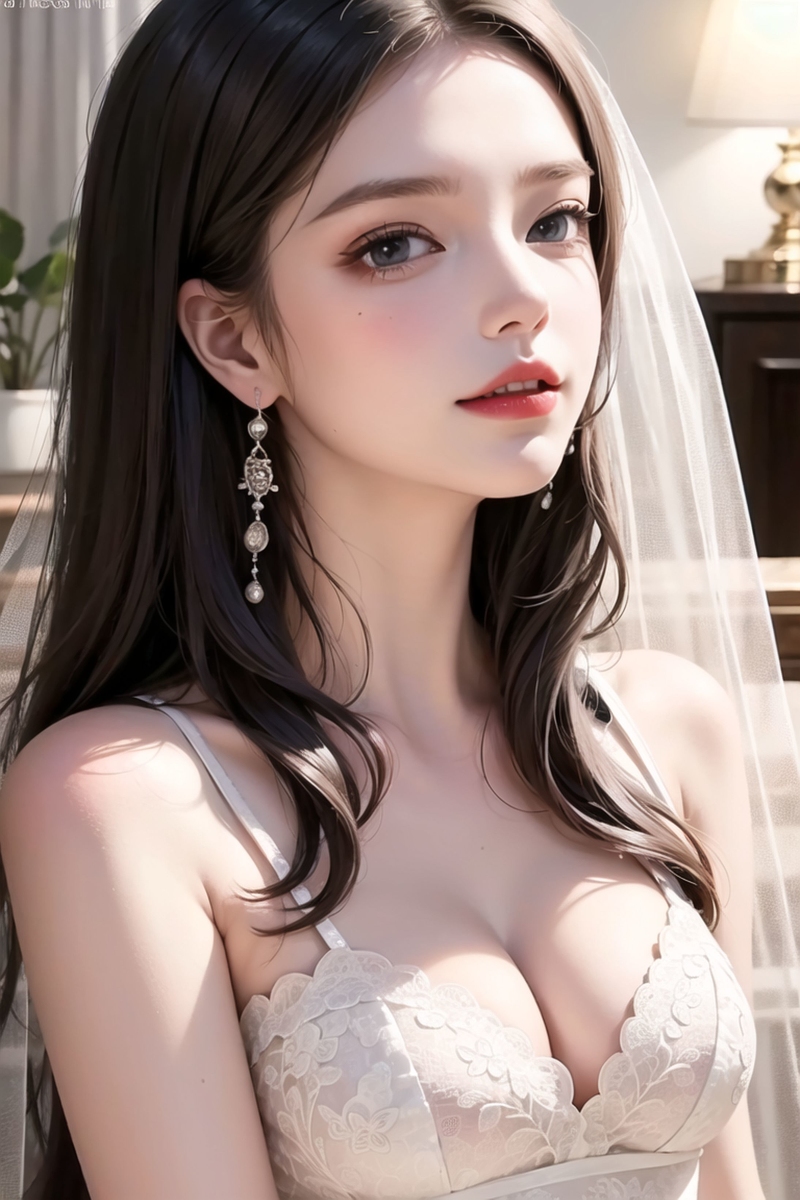 AI生成美女~【ウェディングドレス-婚紗】Wedding