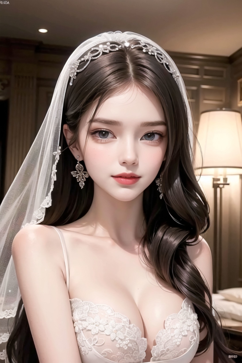 AI生成美女~【ウェディングドレス-婚紗】Wedding