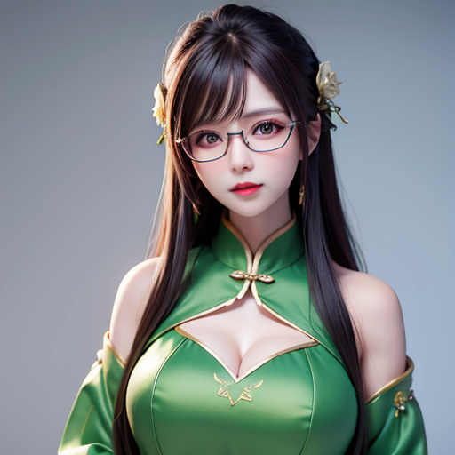 AI生成美女~【リアル風】チャイナ服(中國服飾)