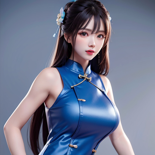AI生成美女~【リアル風】チャイナ服(中國服飾)