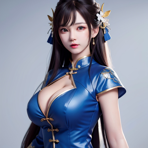 AI生成美女~【リアル風】チャイナ服(中國服飾)