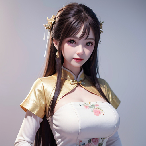 AI生成美女~【リアル風】チャイナ服(中國服飾)