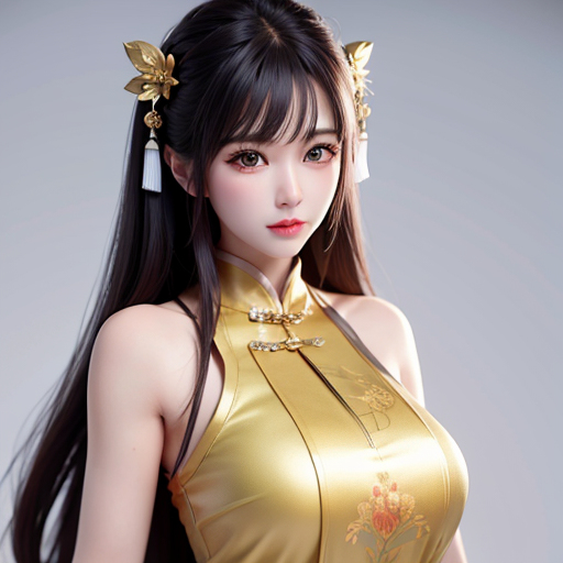 AI生成美女~【リアル風】チャイナ服(中國服飾)
