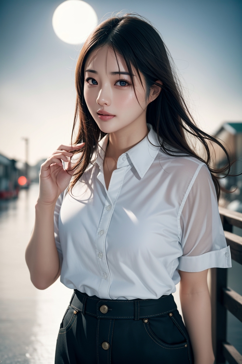 AI生成美女~都會女子（聽說作者擔心會違規實際上根本是普通級）