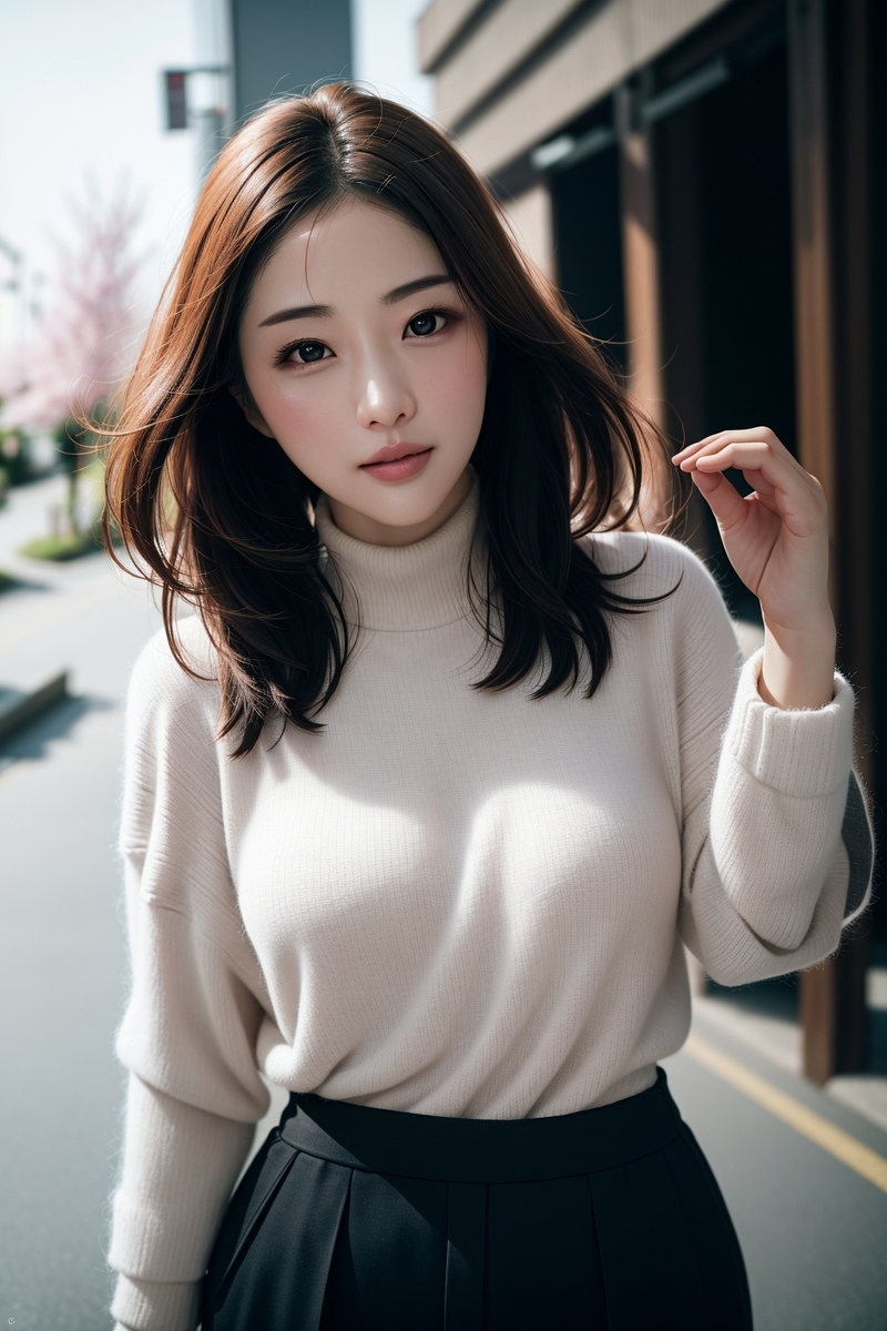 AI生成美女~都會女子（聽說作者擔心會違規實際上根本是普通級）