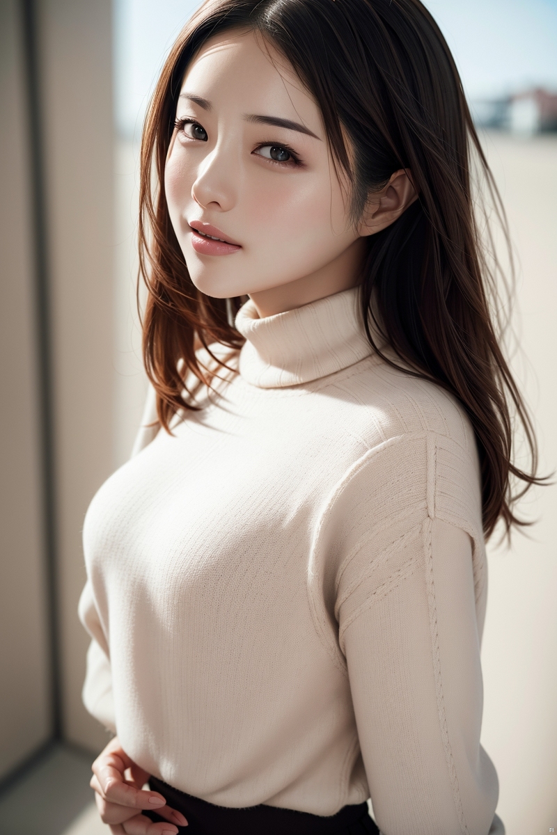 AI生成美女~都會女子（聽說作者擔心會違規實際上根本是普通級）