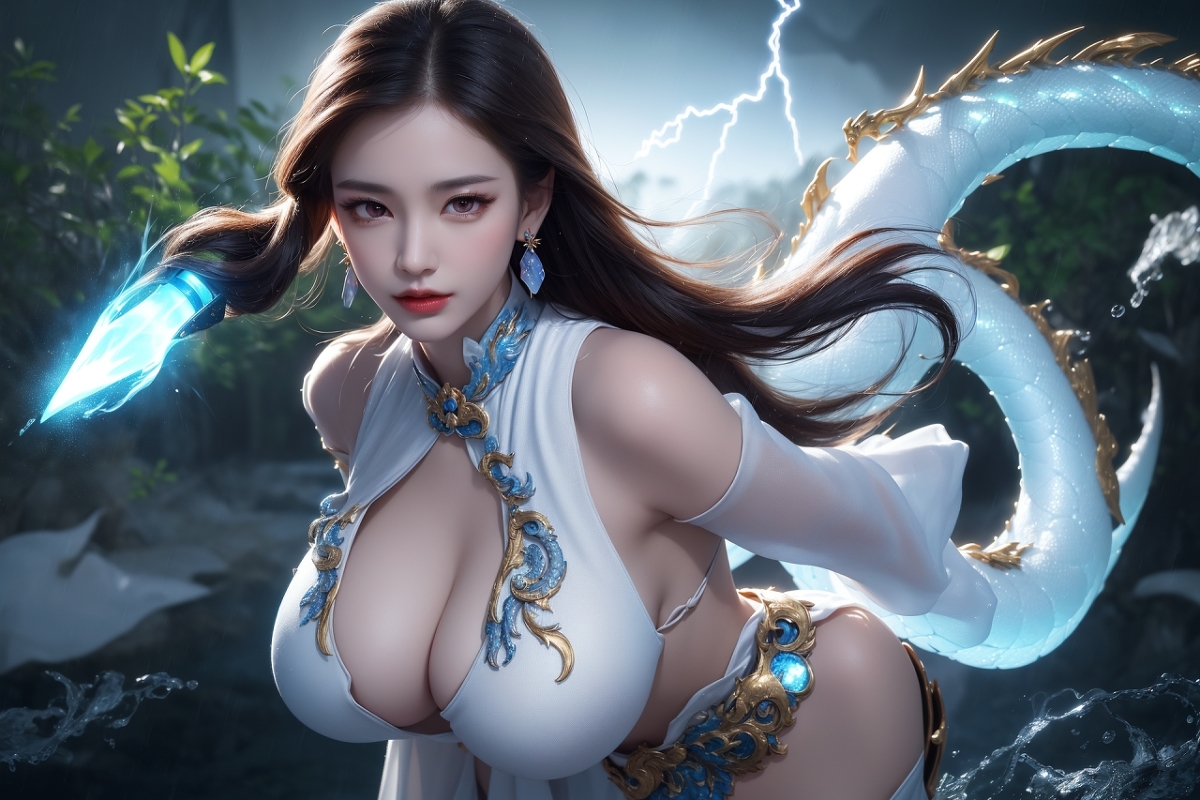 AI生成美女~龍三公主 Daughter of the Dragon king