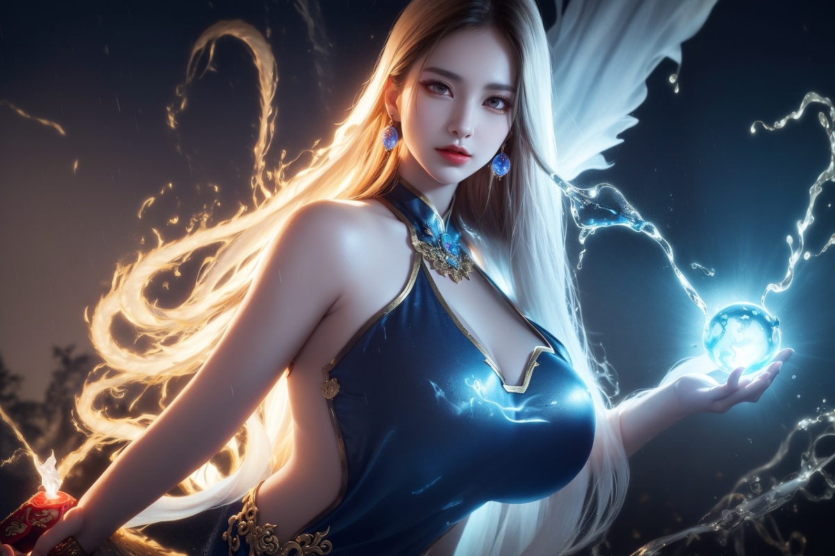 AI生成美女~龍三公主 Daughter of the Dragon king