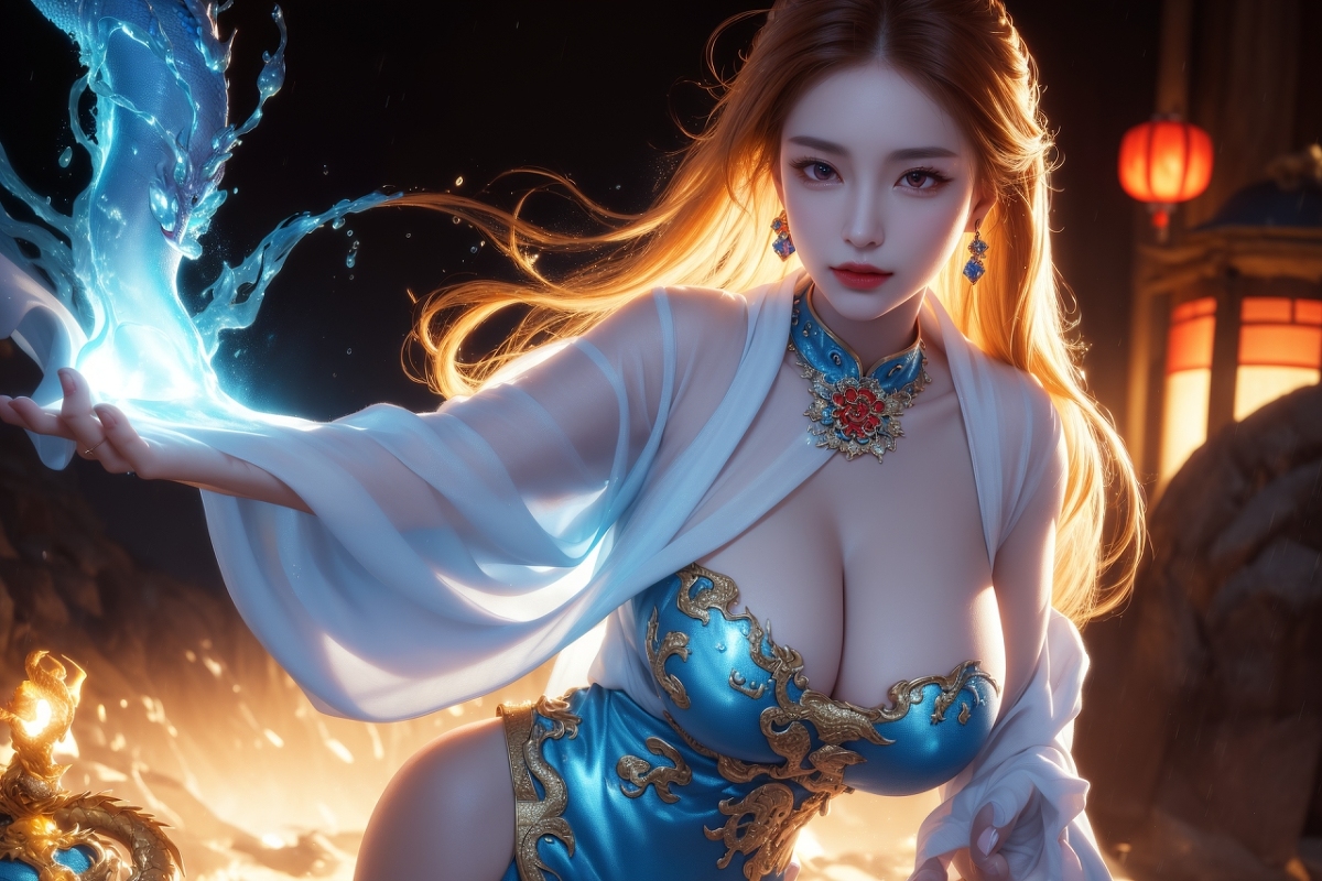 AI生成美女~龍三公主 Daughter of the Dragon king