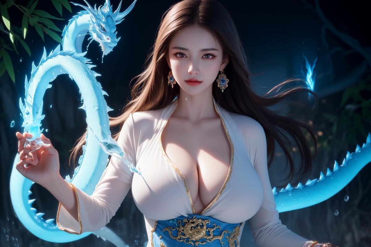 AI生成美女~龍三公主 Daughter of the Dragon king