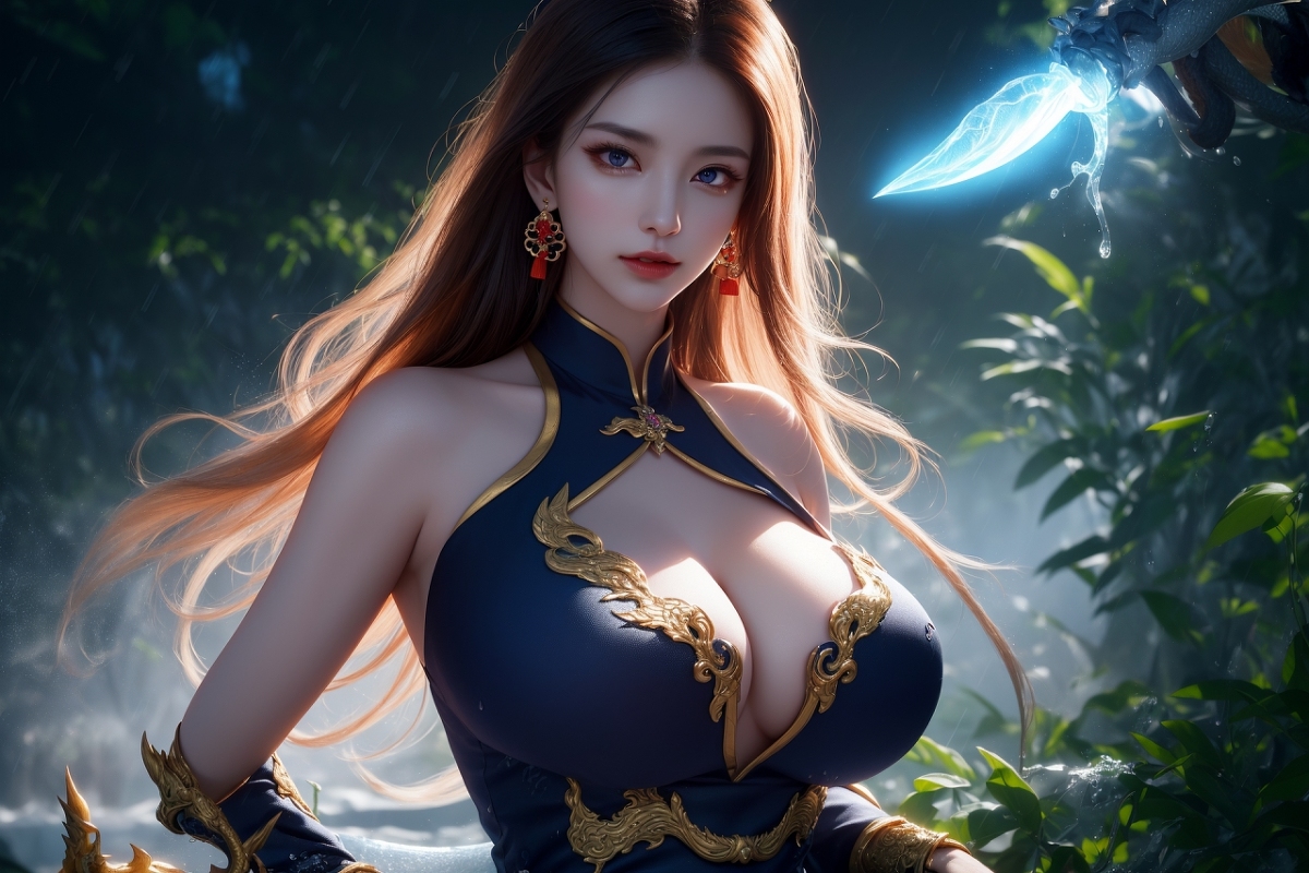 AI生成美女~龍三公主 Daughter of the Dragon king
