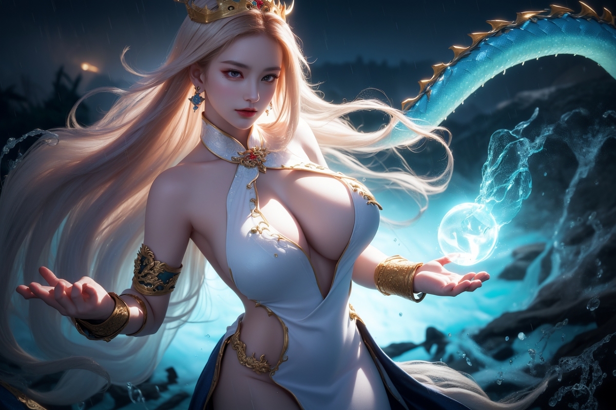 AI生成美女~龍三公主 Daughter of the Dragon king