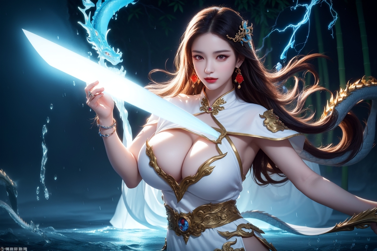 AI生成美女~龍三公主 Daughter of the Dragon king