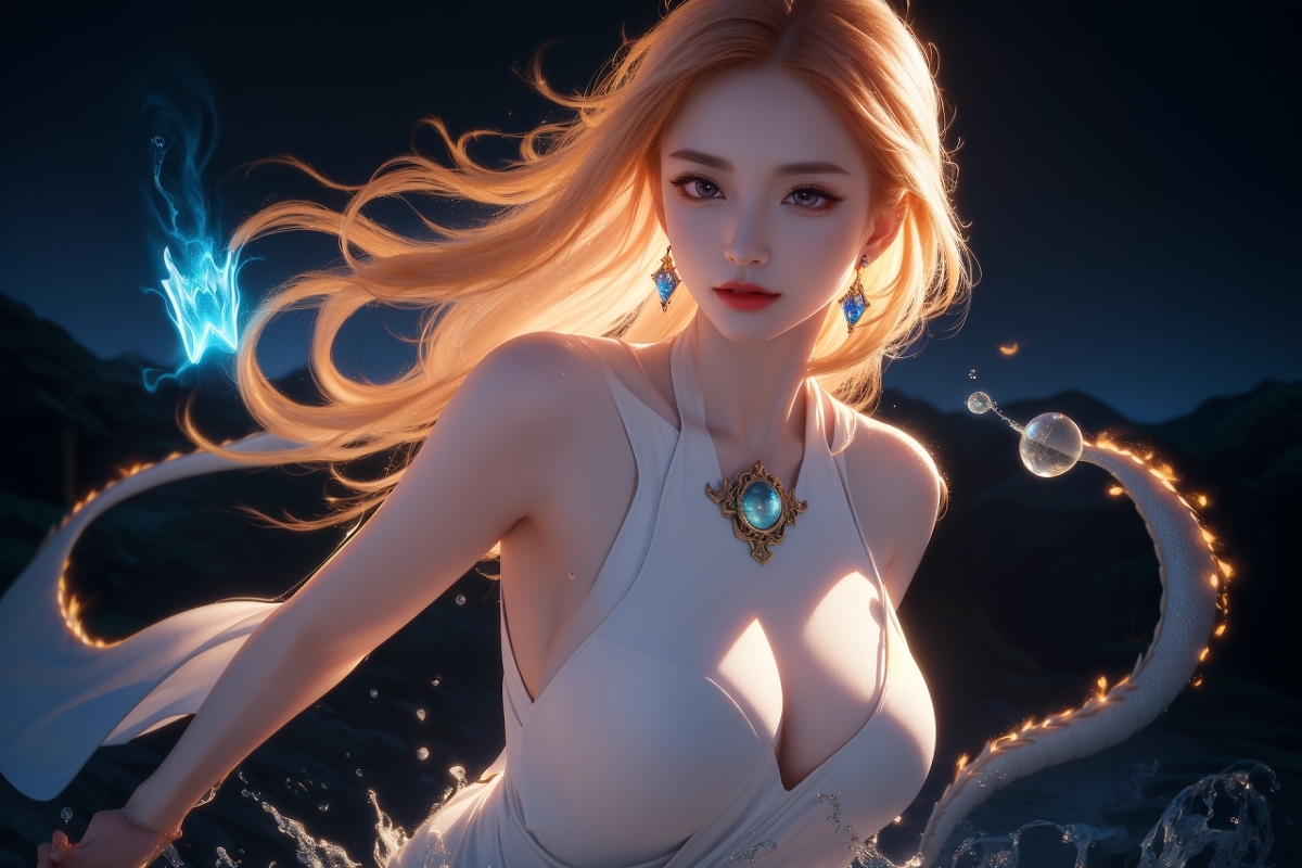 AI生成美女~龍三公主 Daughter of the Dragon king