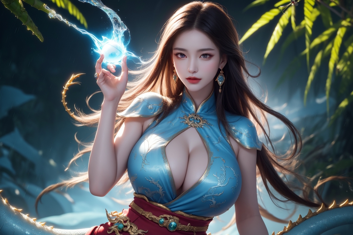 AI生成美女~龍三公主 Daughter of the Dragon king