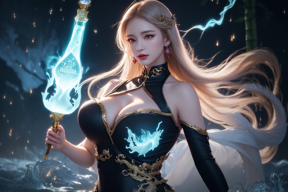 AI生成美女~龍三公主 Daughter of the Dragon king