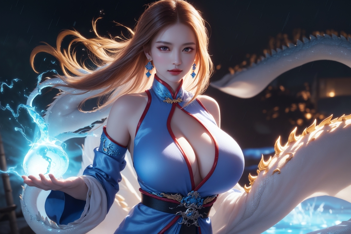 AI生成美女~龍三公主 Daughter of the Dragon king