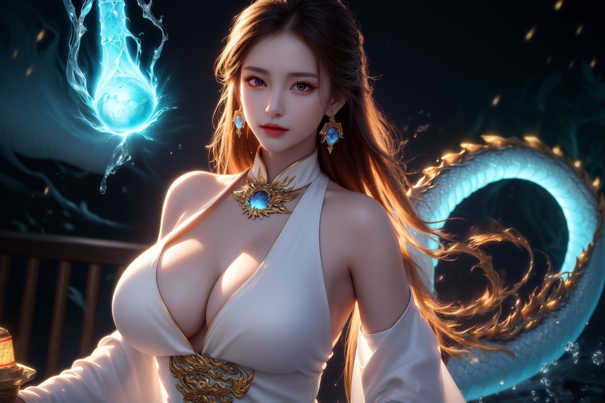 AI生成美女~龍三公主 Daughter of the Dragon king