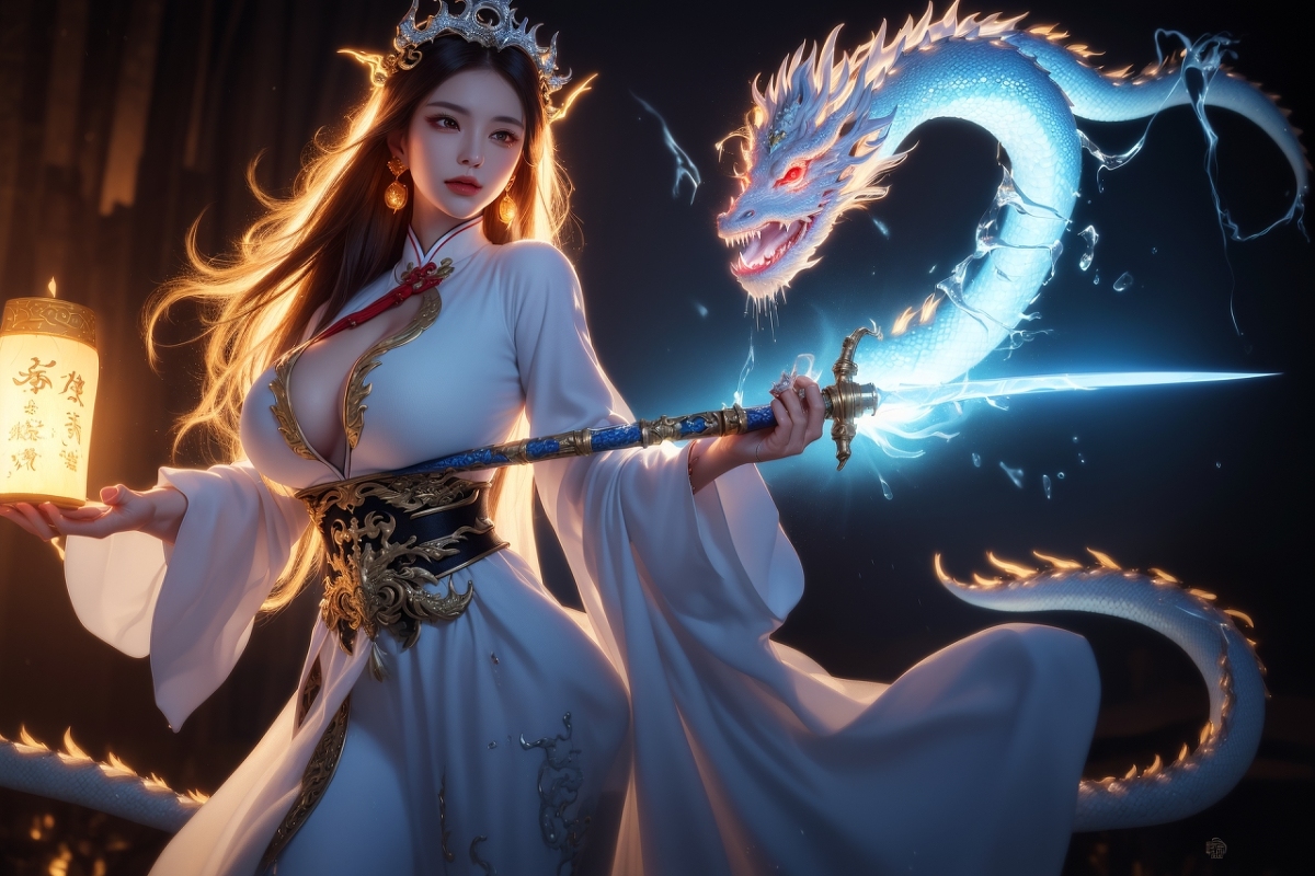 AI生成美女~龍三公主 Daughter of the Dragon king