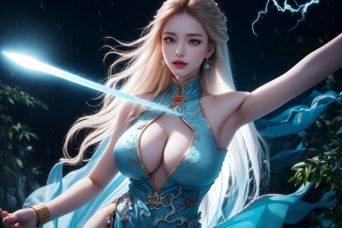 AI生成美女~龍三公主 Daughter of the Dragon king