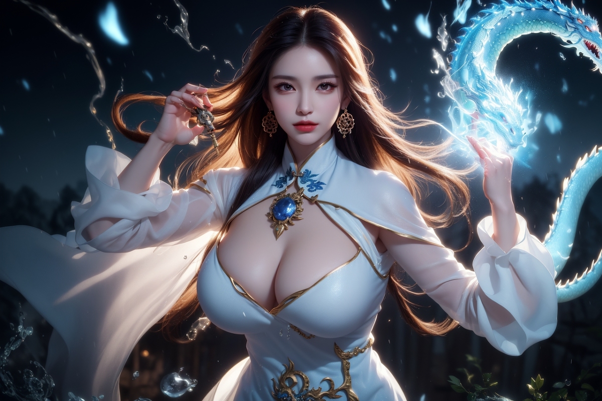AI生成美女~龍三公主 Daughter of the Dragon king
