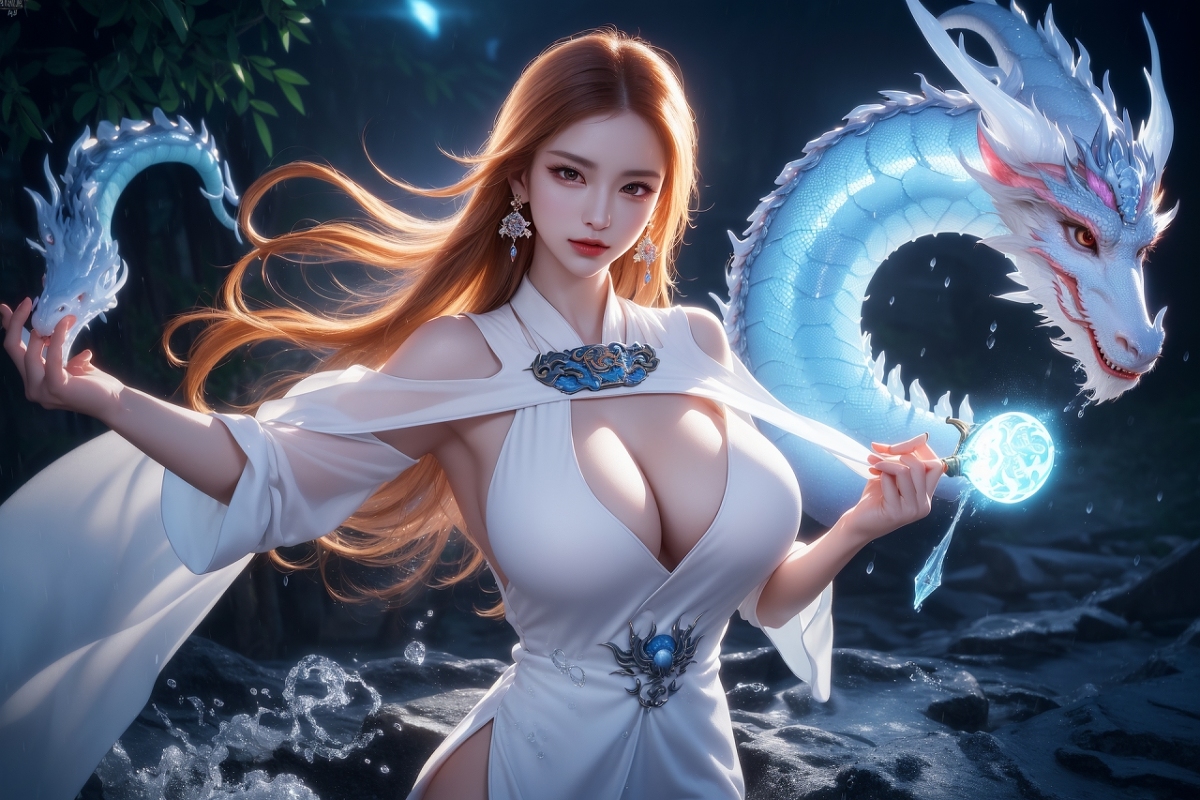 AI生成美女~龍三公主 Daughter of the Dragon king