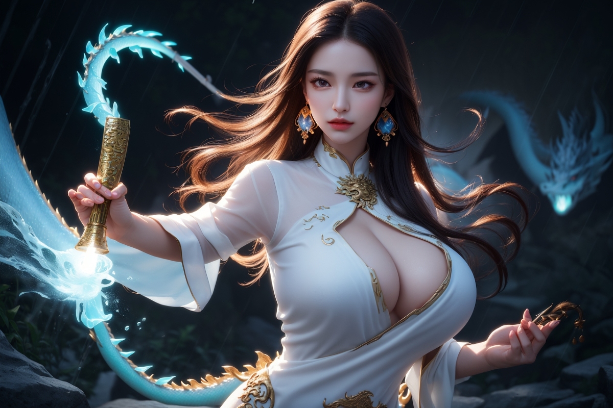 AI生成美女~龍三公主 Daughter of the Dragon king