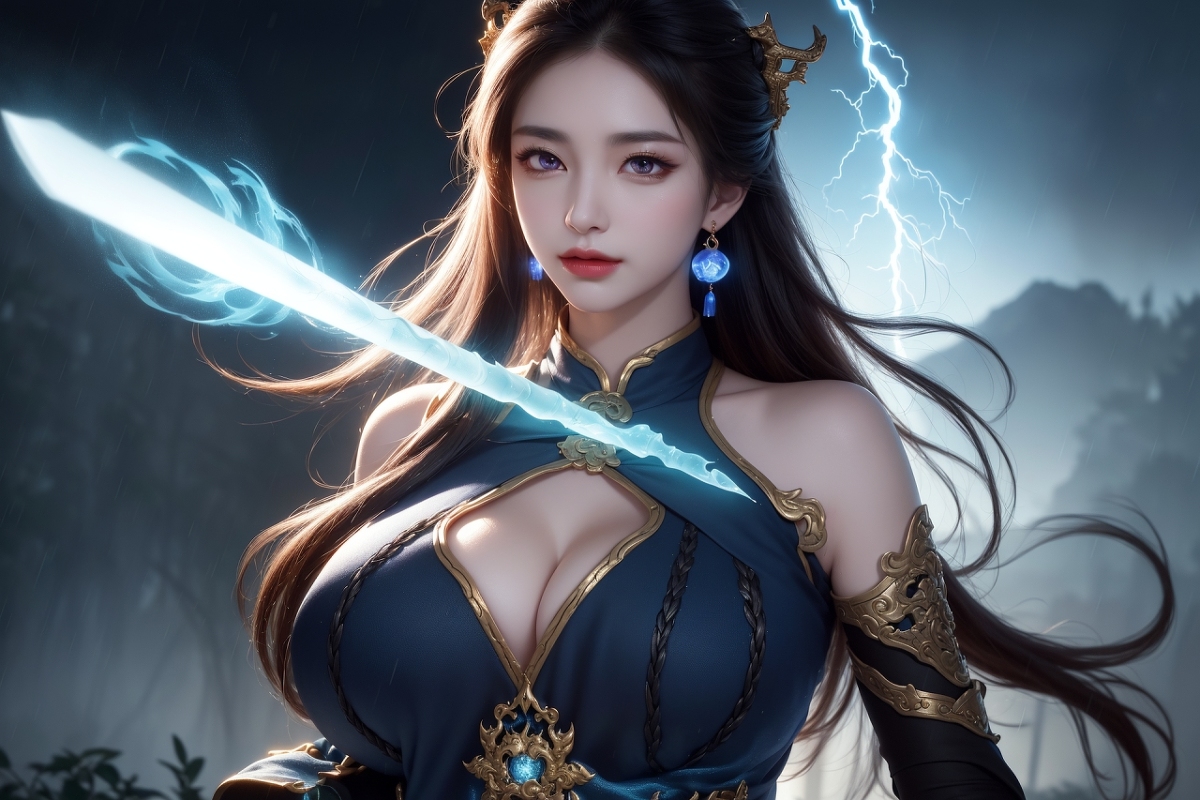 AI生成美女~龍三公主 Daughter of the Dragon king