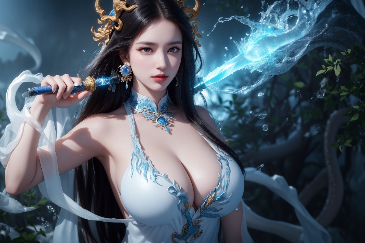 AI生成美女~龍三公主 Daughter of the Dragon king