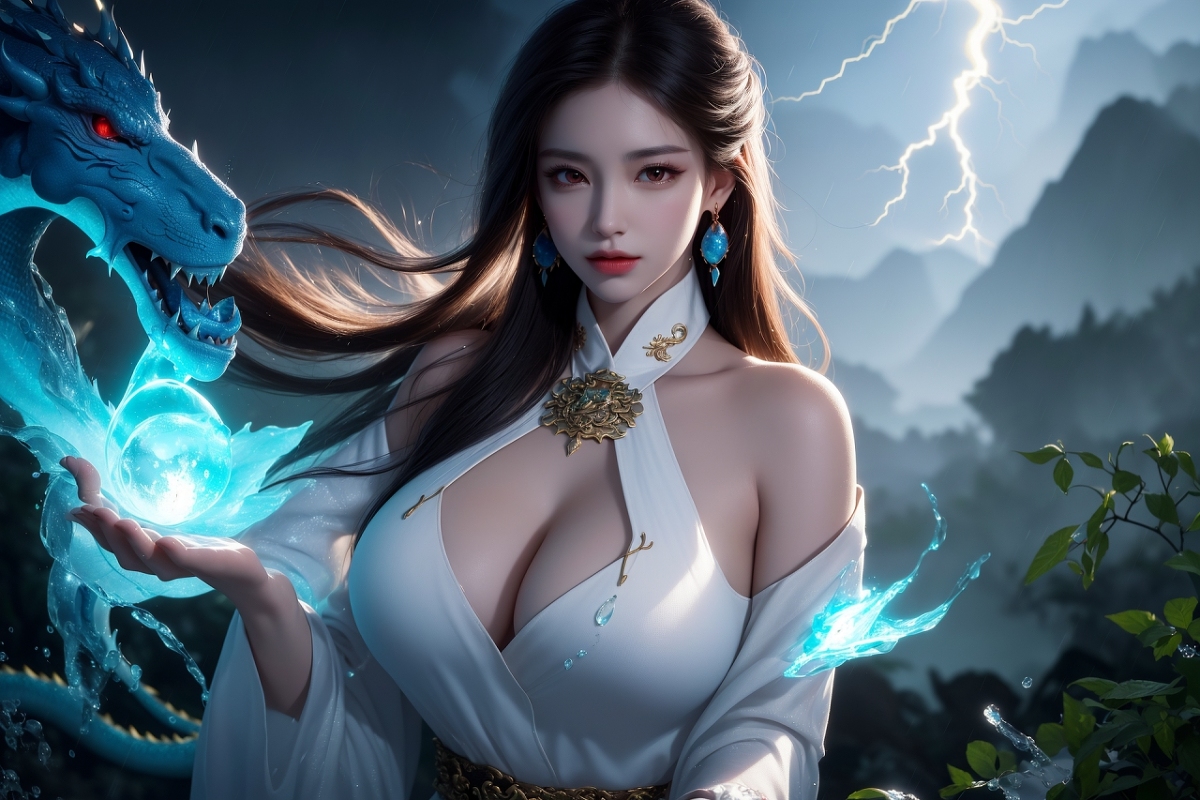 AI生成美女~龍三公主 Daughter of the Dragon king