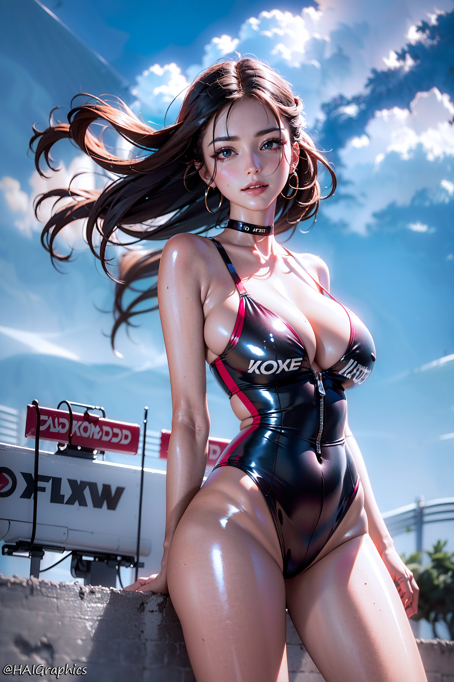 Shiny latex girls by HAIGraphics