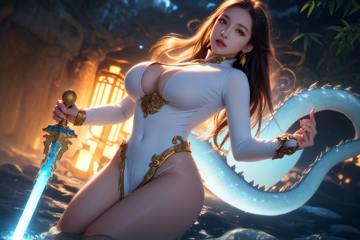 AI生成美女~龍三公主 Daughter of the Dragon king