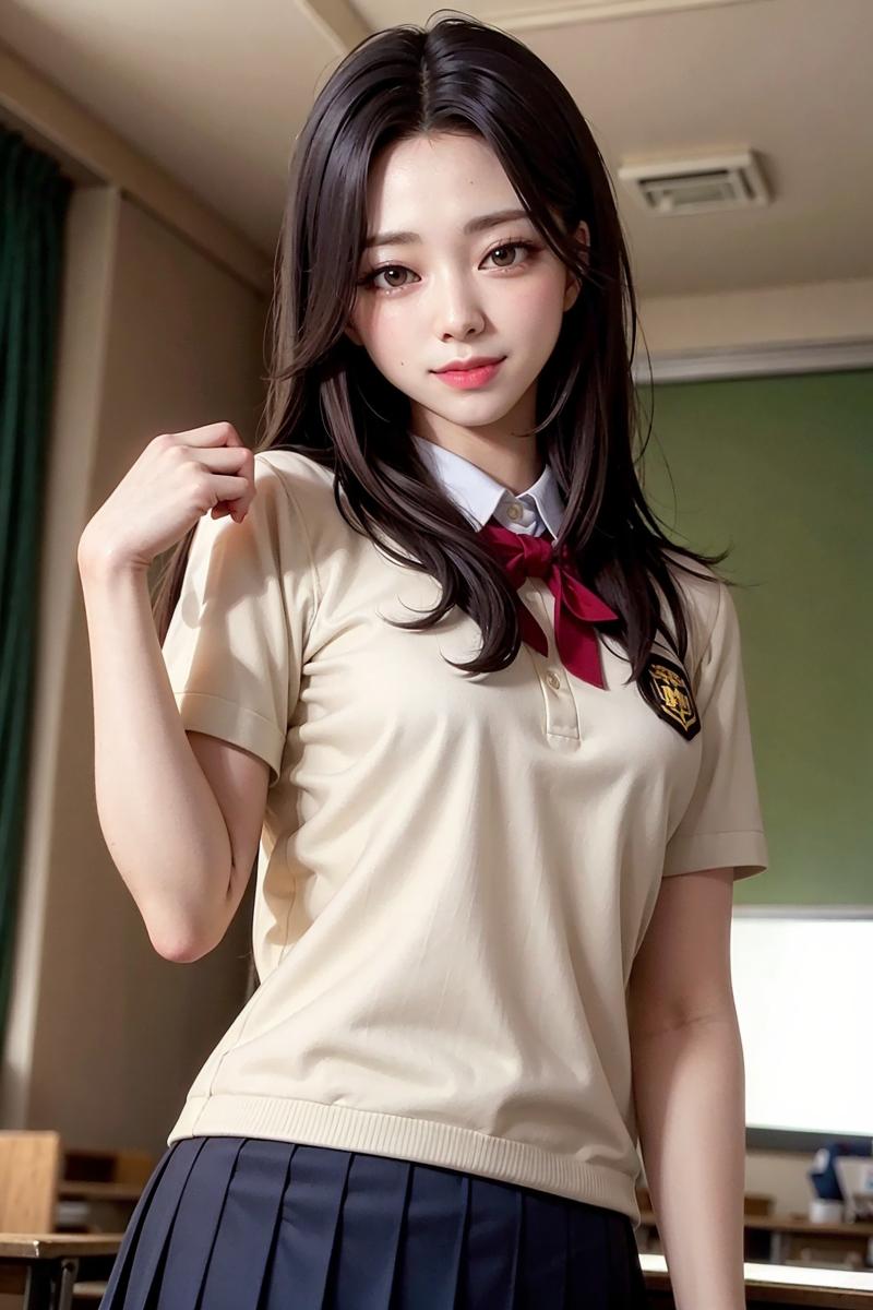 AI生成美女~JK放課前後