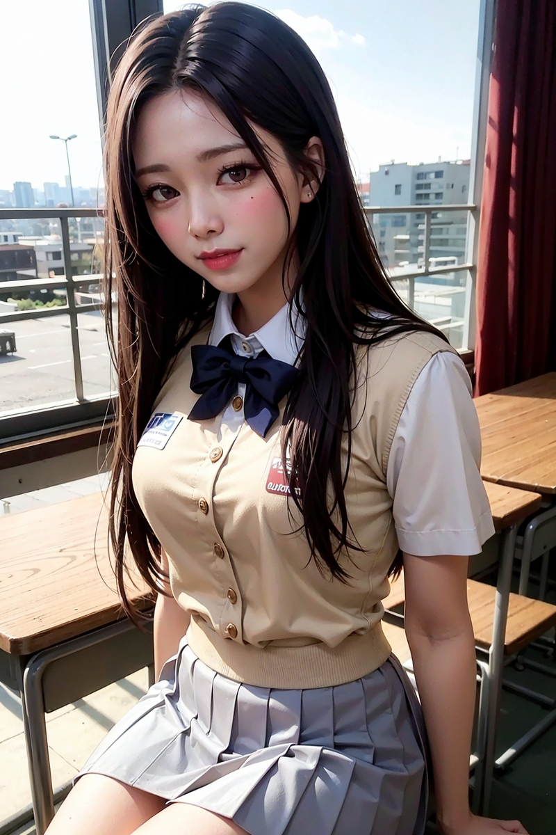 AI生成美女~JK放課前後