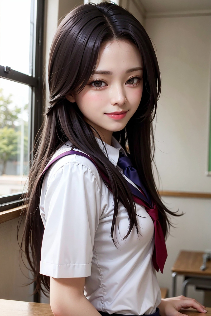 AI生成美女~JK放課前後