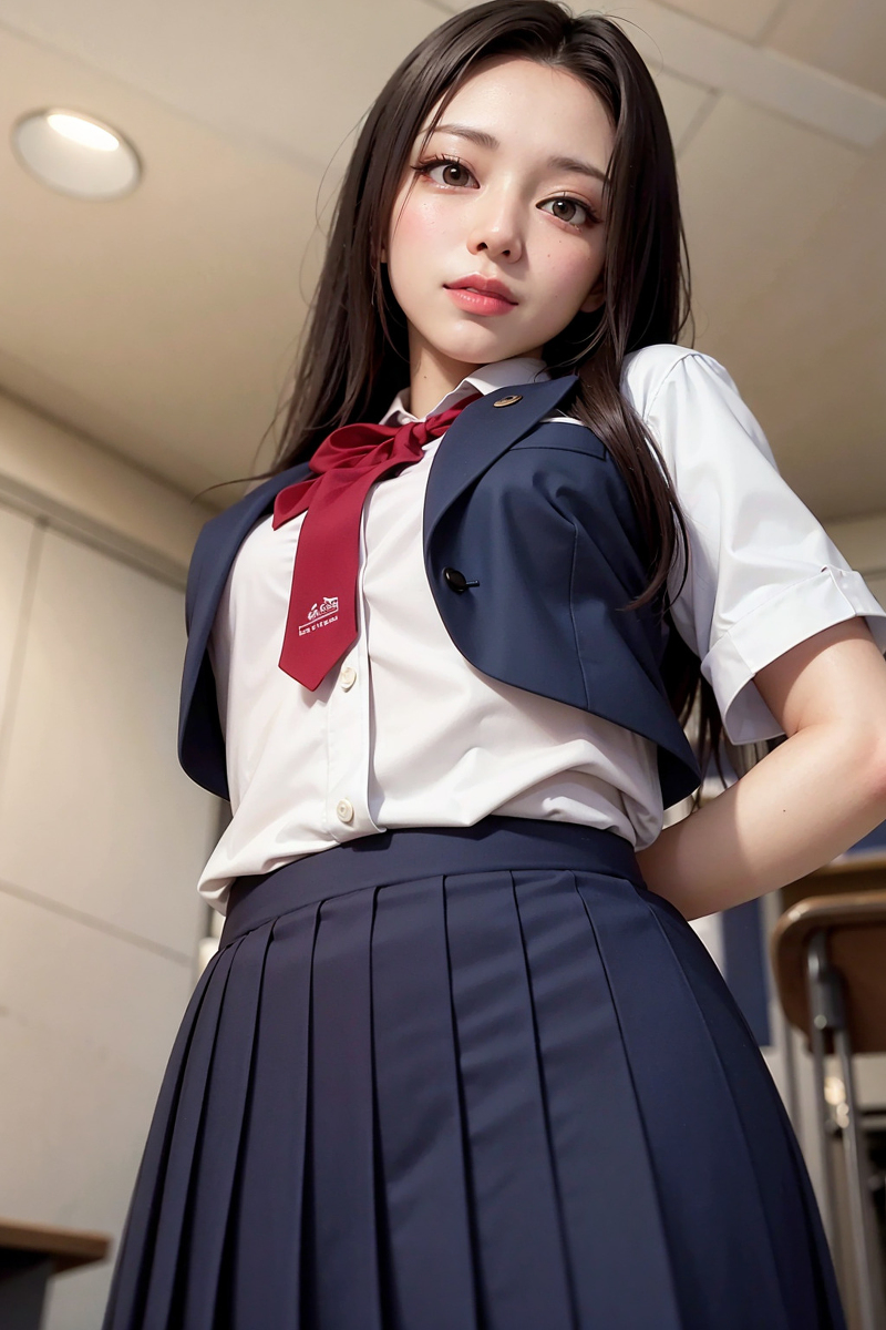 AI生成美女~JK放課前後