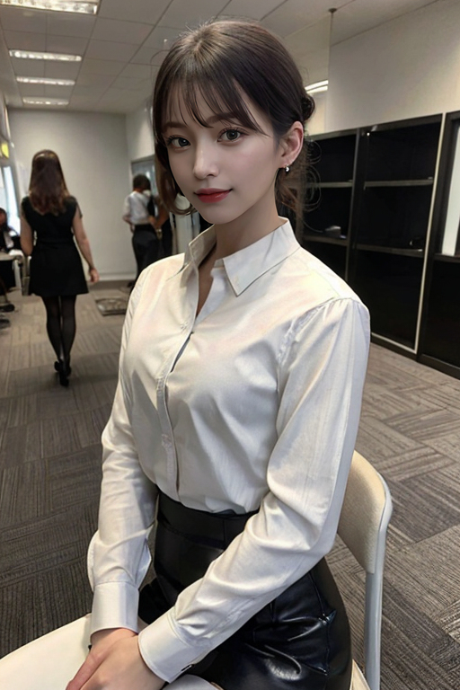 AI生成美女~韓國兩代美女PK：OL VS. JK
