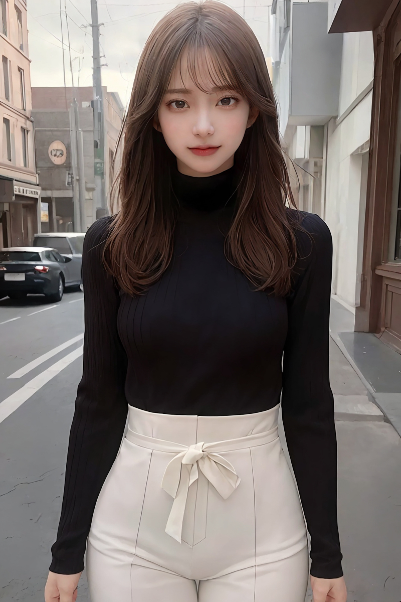 AI生成美女~韓國兩代美女PK：OL VS. JK