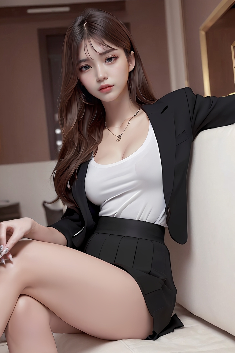 AI生成美女~韓國兩代美女PK：OL VS. JK