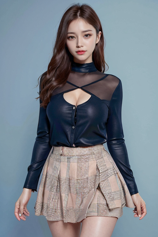AI生成美女~韓國兩代美女PK：OL VS. JK