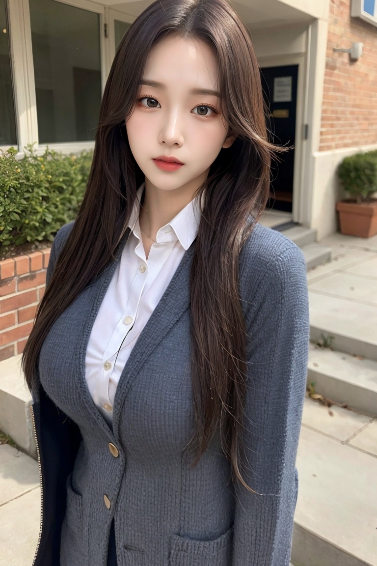 AI生成美女~韓國兩代美女PK：OL VS. JK