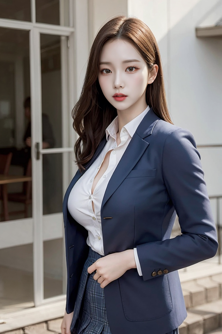 AI生成美女~韓國兩代美女PK：OL VS. JK