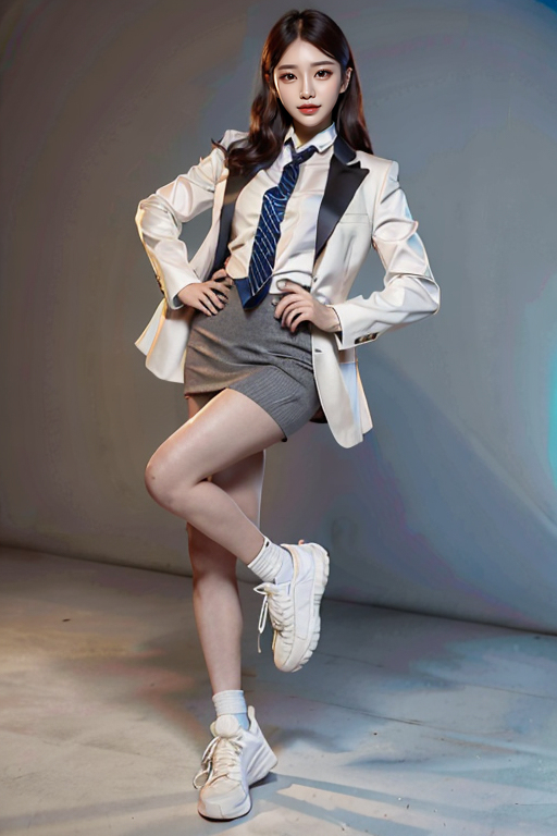 AI生成美女~韓國兩代美女PK：OL VS. JK
