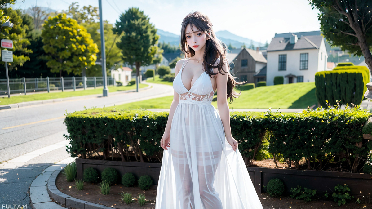 AI生成美女~田園女神Goddess at countryside