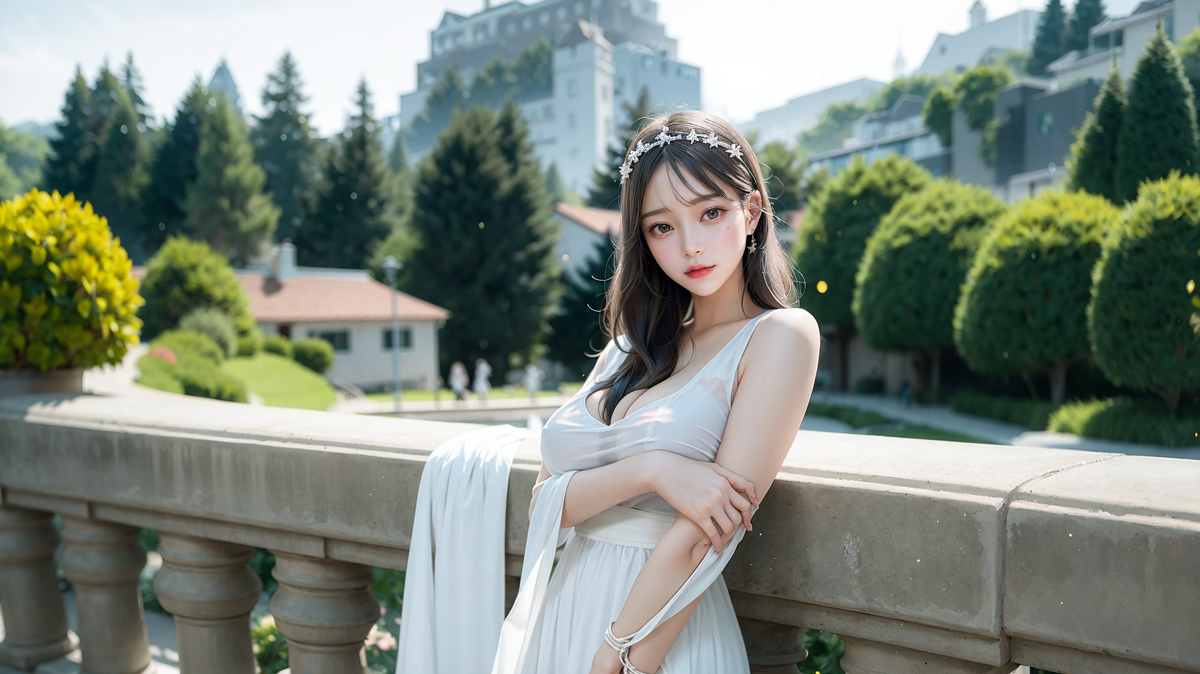 AI生成美女~田園女神Goddess at countryside