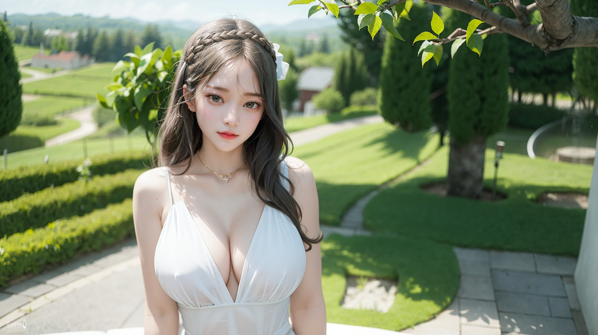 AI生成美女~田園女神Goddess at countryside