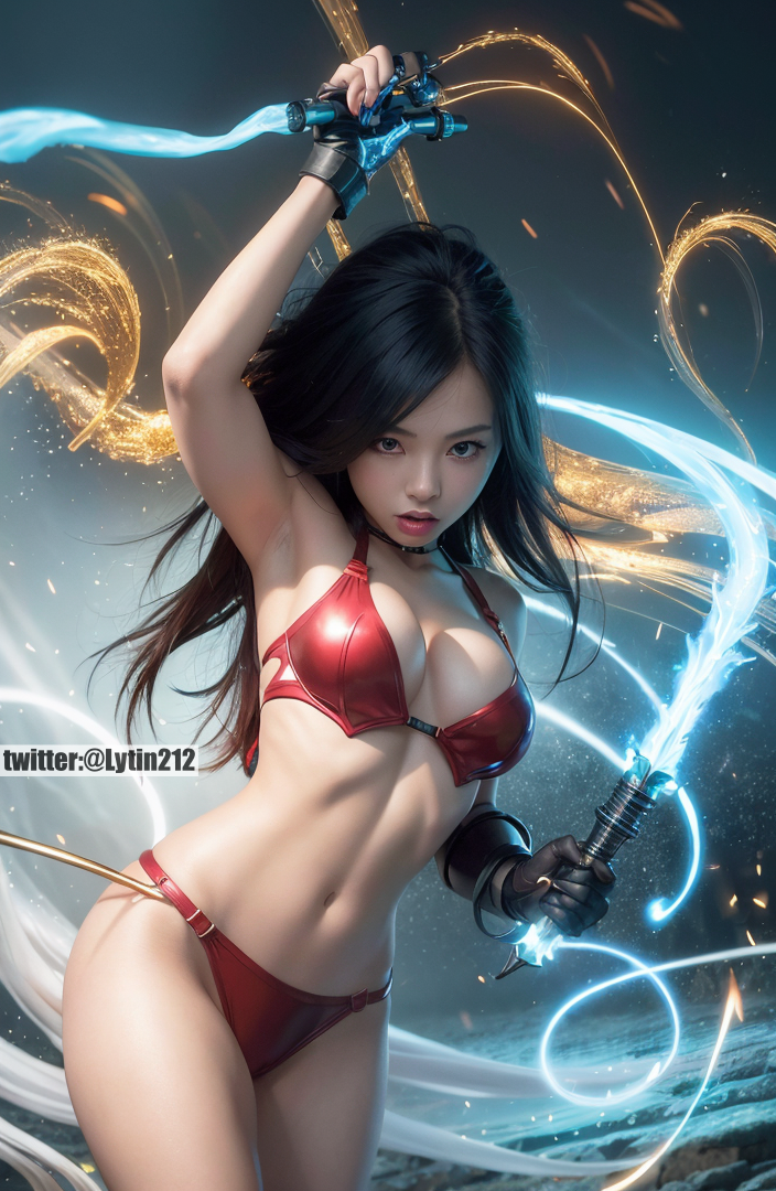 AI Art-燃燒的天使